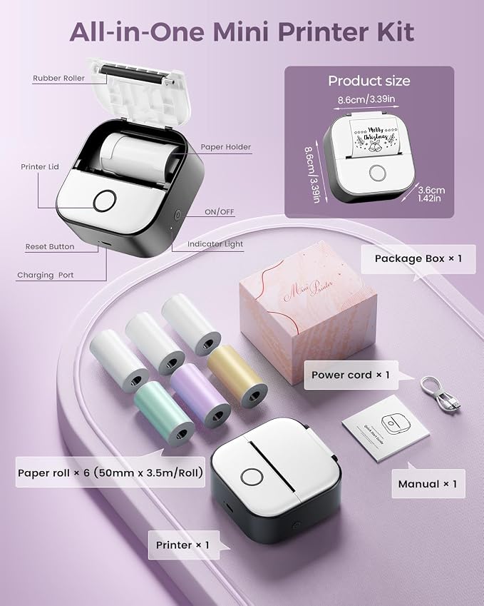 Memoking Mini Thermal Printer - Image 9