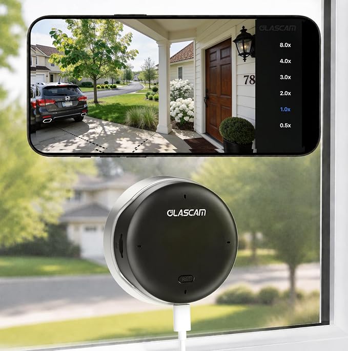 3MP 2K Window Camera, Indoor Security Camera UltraColor Night Vision, WiFi 6 by Unknown
