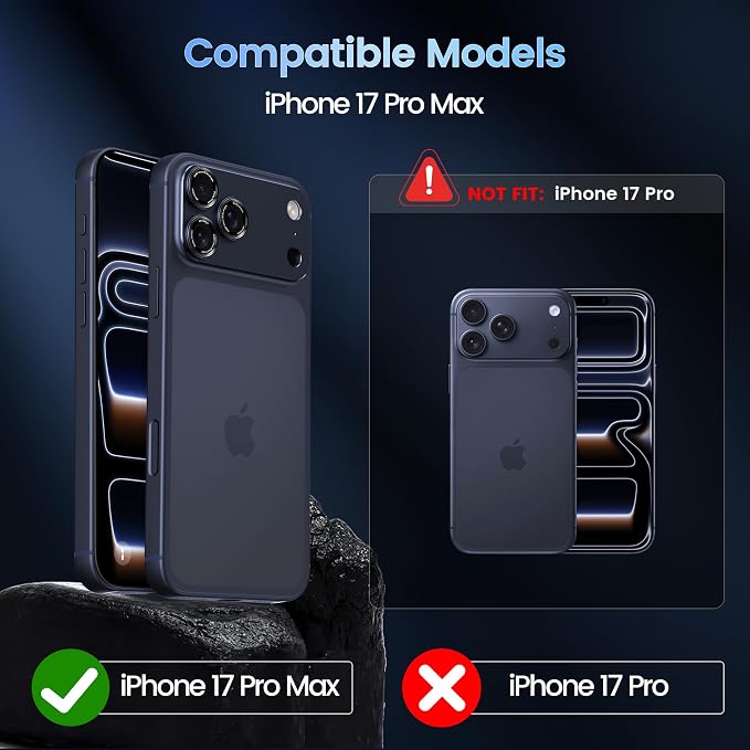 CACOE Camera Lens Protector for iPhone 17 Pro Max - Image 7