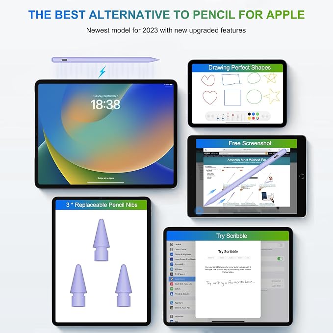 HATOKU Pencil 2nd Generation Wireless Charging, Pencil - Image 5