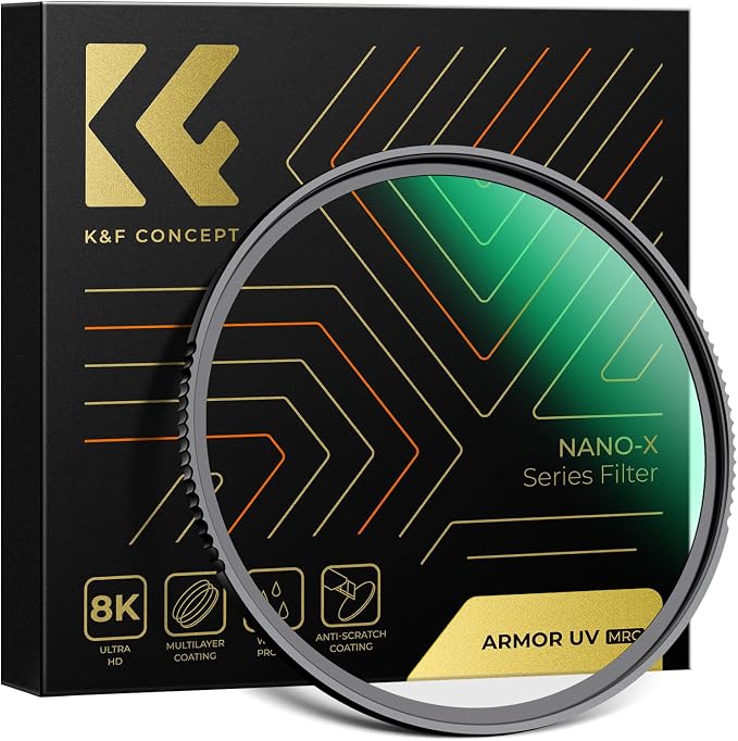K&F CONCEPT 72mm Explosive-Proof MCUV Lens Protection Filter 28 Multi-Layer by KFCONCEPT