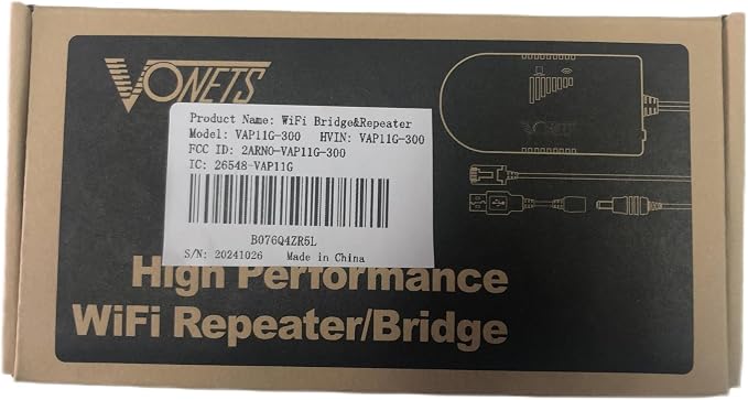 VONETS Industrial Mini 2.4GHz WiFi Bridge/Repeater/Hotspot Extender/WiFi to - Image 9