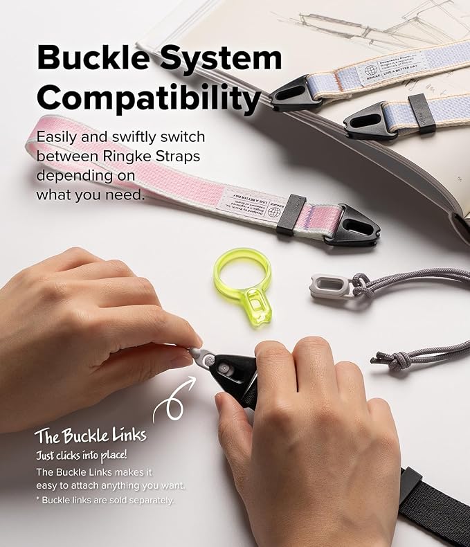 Ringke Hand Strap Designed for Camera Strap and Phone Strap, Adjustable Sturdy - Image 7