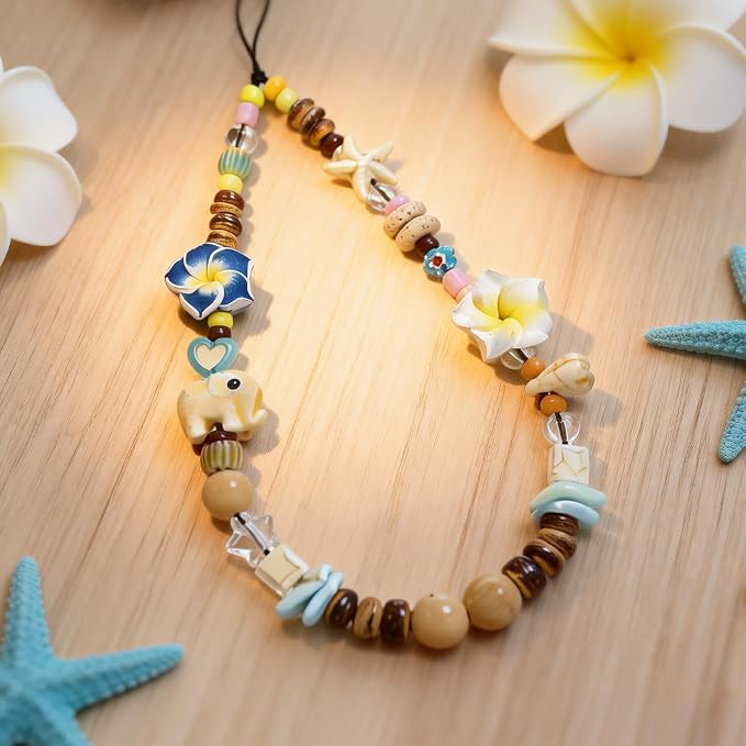 Cute Beaded Camera Wrist Strap for Phone, Digital Camera Charm Lanyard - Image 5