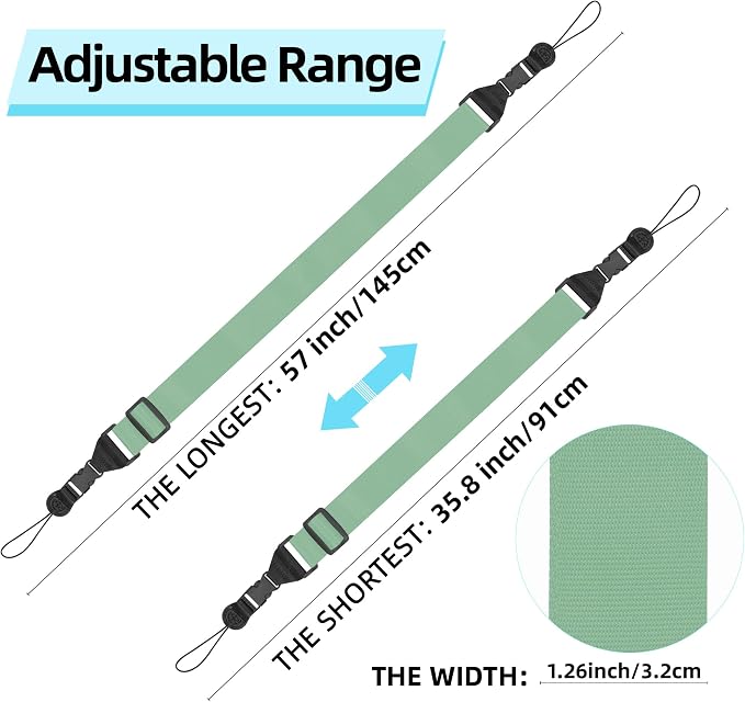 Adjustable Shoulder Strap:Comfortable iPad Strap Nylon Neck Lanyard - Image 2