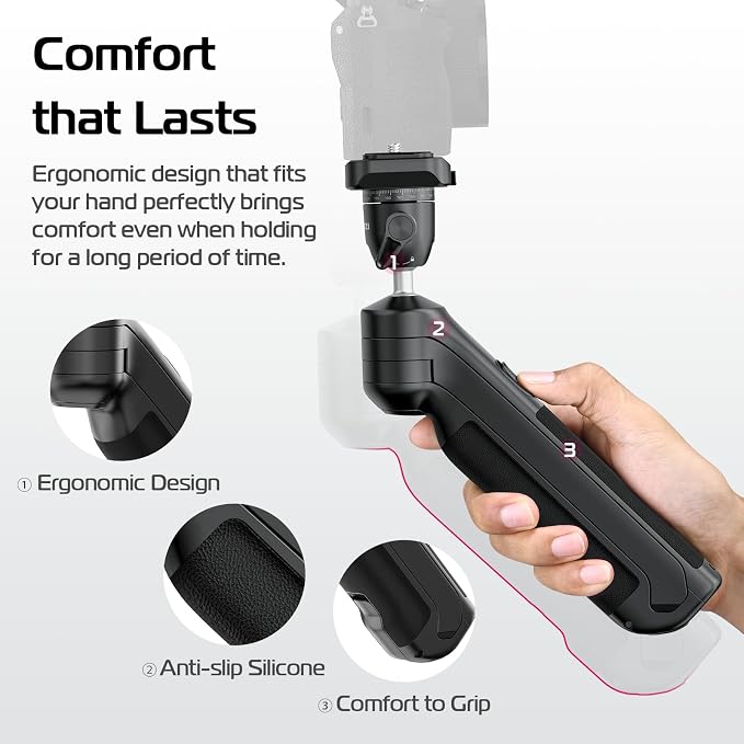 ULANZI TT38 One-Click Opening Vlogging Tripod Uka Quick-Release F38 w Cold Shoe - Image 9