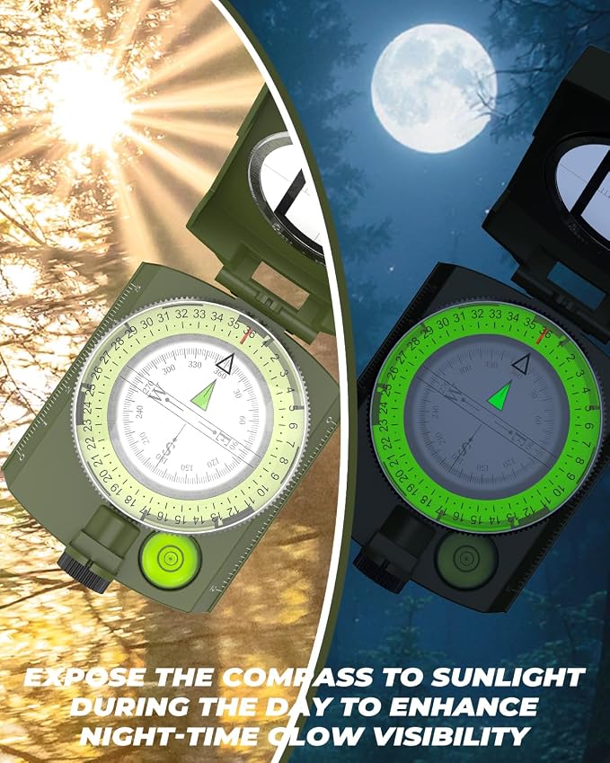Sportneer Compass: Accurate Durable Lightweight Orienteering Compass - Image 4