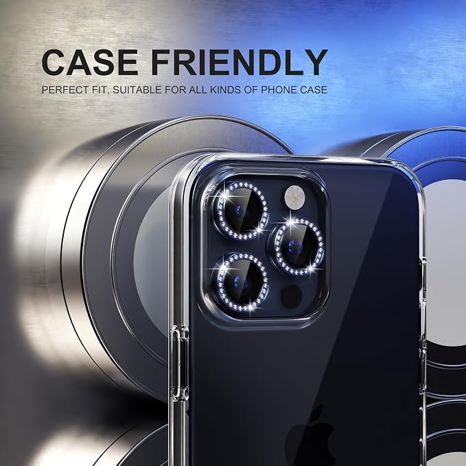 Choiche Compatible for iPhone 15 Pro/iPhone 15 Pro Max Camera Lens Protector - Image 4