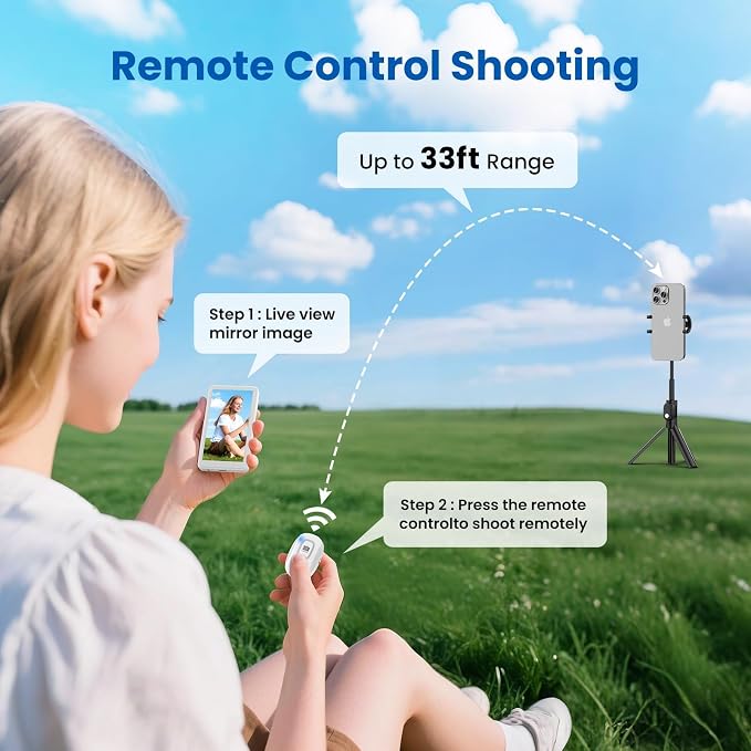 LUCKSKY Vlog Selfie Monitor Screen iPhone, 4K 60fps Recording, Wireless Screen - Image 7