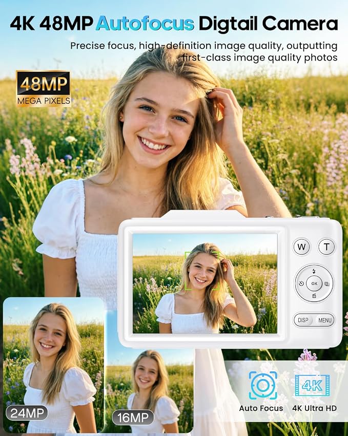 Digital Camera 4K Autofocus Vlogging Camera - Image 2