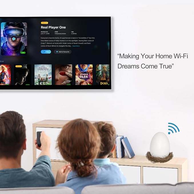 TODAAIR AC1200 WiFi Extender | Easter WiFi Egg Up to 1200Mbps Dual Band - Image 2