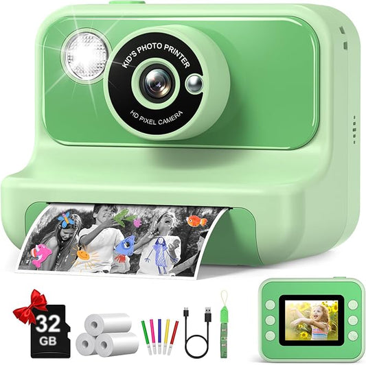 Kids Camera Instant Print, Christmas Birthday Gifts by Gofunly