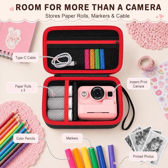 kids Instant Print Camera Case Compatible - Image 5