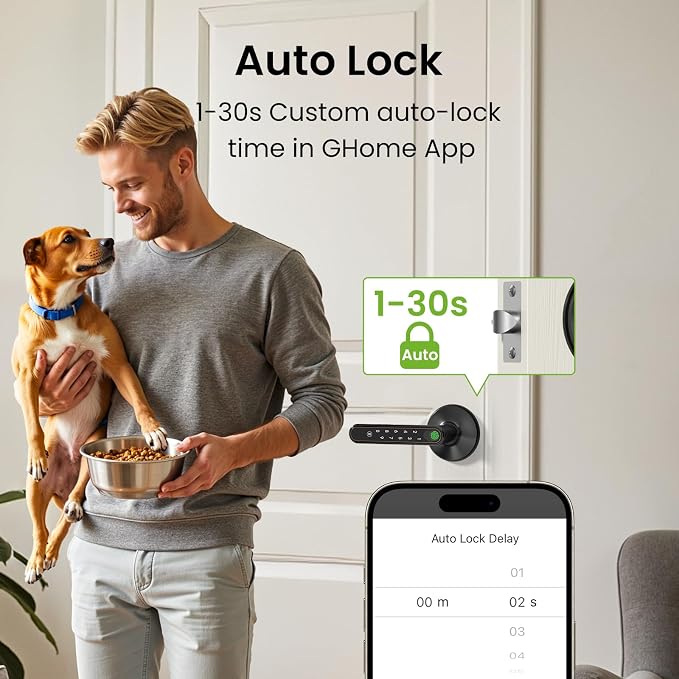 Ghome Smart Fingerprint Door Konb - Image 8