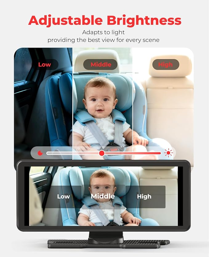 LUCKVIEW BM5PRO 7.2" 1080P HD Baby Car Camera - Image 7
