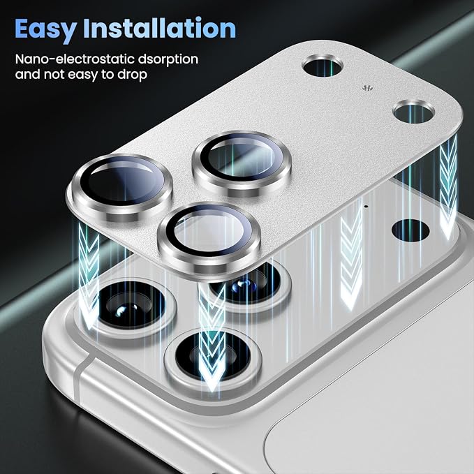 Uyiton Compatible with iPhone 17 Pro Max Camera Lens Protector - Image 8