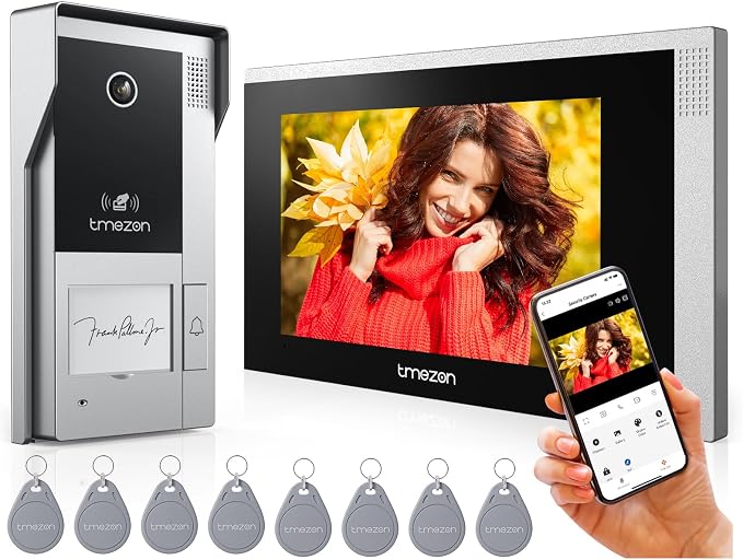 TMEZON WiFi Video Intercom System Doorbell by TMEZON