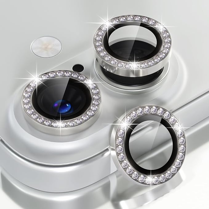 Choiche Compatible for iPhone 16 /iPhone 16 Plus Camera Lens Protector Bling by Choiche
