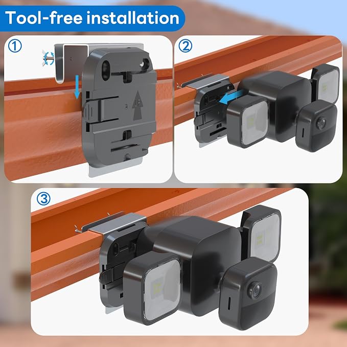 Gutter Mount Kit for Blink Outdoor 4 Floodlight Camera/Blink Out Door 3 - Image 6