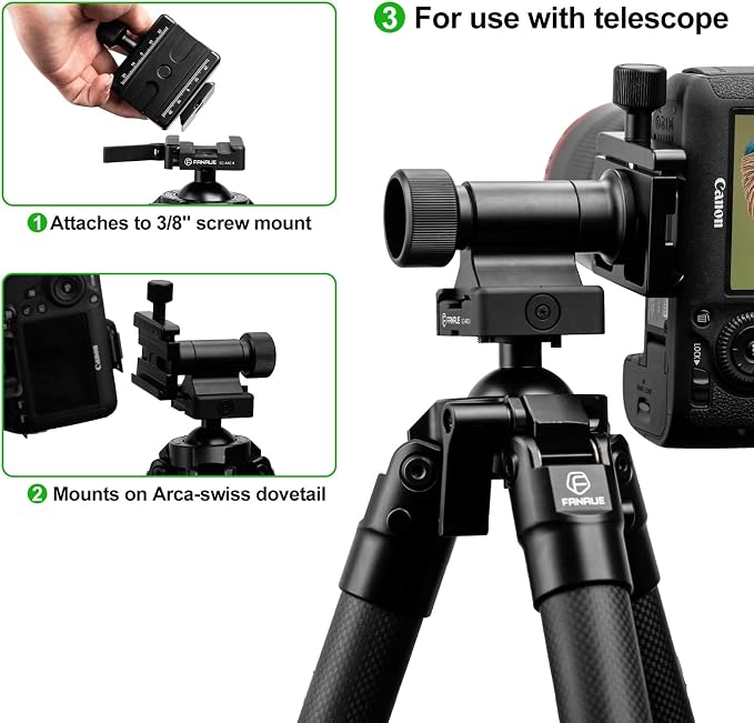 Monopod Gimbal Head with Arca-Swiss Dovetail Quick Release Plate | Rapid - Image 4