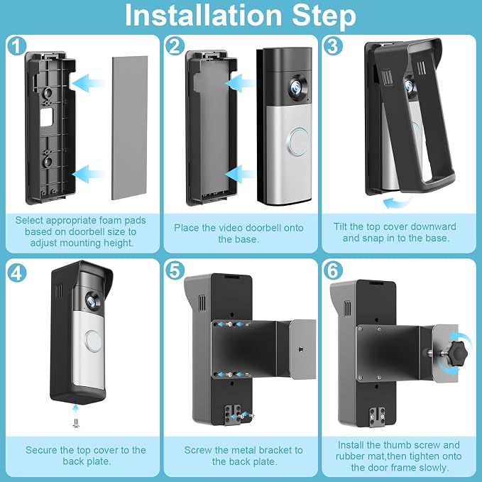 2026 Upgrade Anti-Theft Video Doorbell Mount - Image 7