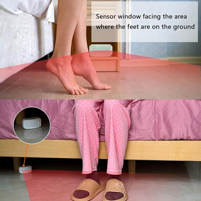 Bed Alarm for Elderly Adults Wireless，Bed Sensor Alarm and Fall Prevention for - Image 4