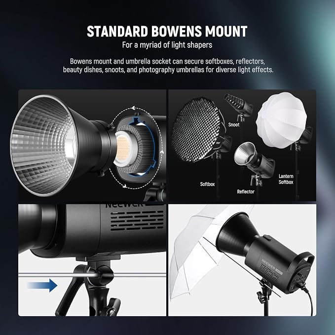 NEEWER CB100C 130w RGB LED Video Light, APP/2.4G Control 360° Full Color - Image 8