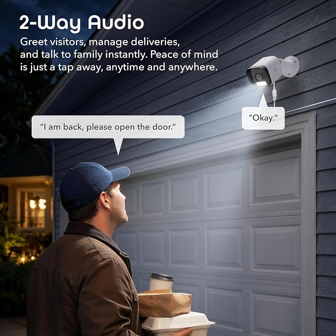 Geeni Hawk 3 4MP Smart Outdoor Security Camera – 2K Ultra HD WiFi Surveillance - Image 7