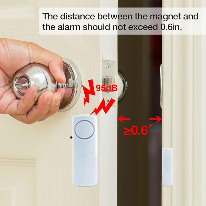 Door Window Alarm, 95DB Door Alarms - Image 7