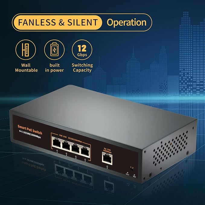 4 Port Gigabit POE Switch 2025 - Image 7