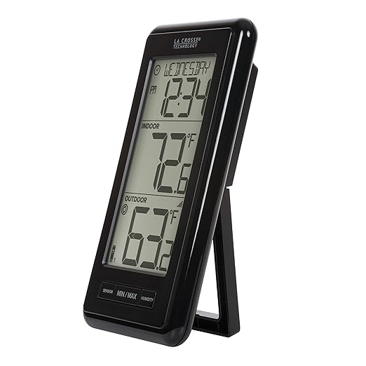 La Crosse Technology 308-43647-INT Digital Black Wireless Thermometer - Image 3