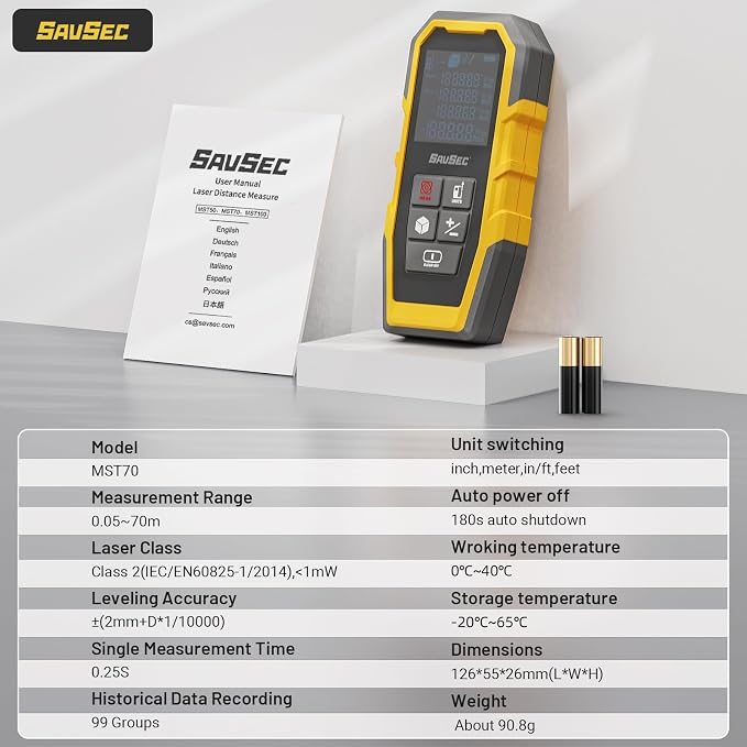 Laser Distance Meter, Digital Laser Measuring Tool - Image 9