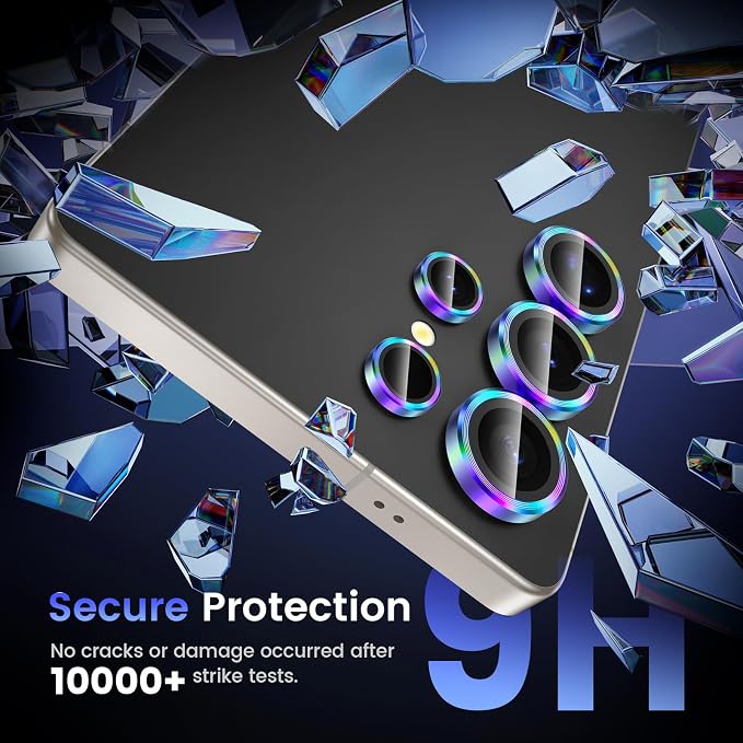Tensea (3+2PCS Compatible with Samsung Galaxy S25 Ultra Camera Lens Protector - Image 5