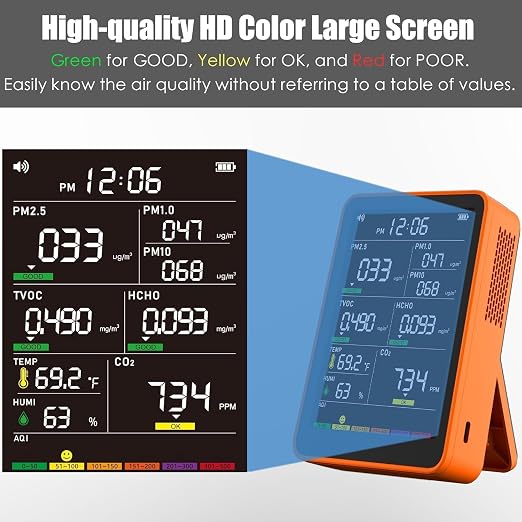 Professional Indoor Air Quality Monitor - Image 3