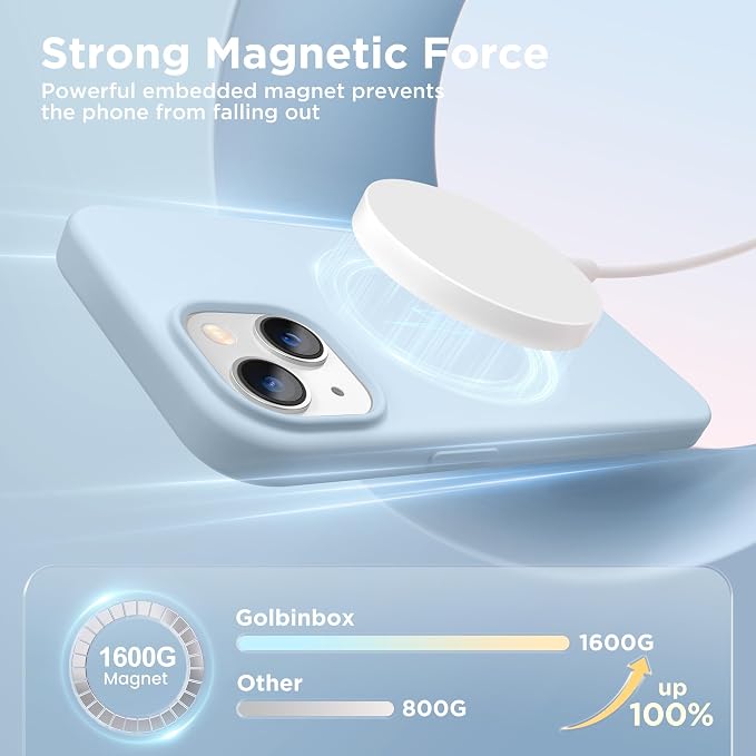 GolbinBox Magnetic for iPhone 13 Case & iPhone 14 Case, Compatible - Image 3