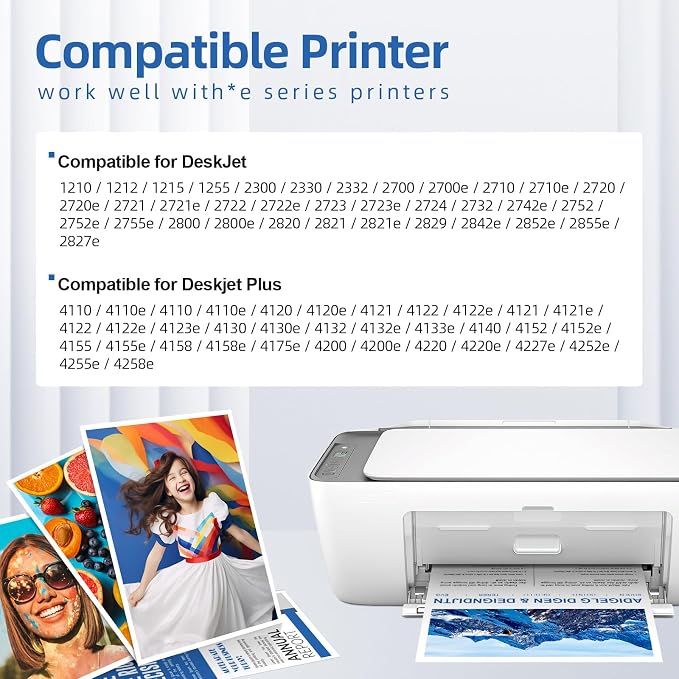67XL Ink Cartridges Black/Color Combo Pack Compatible - Image 2