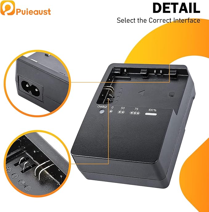 LP-E6 Charger for Canon LC-E6 LC-E6E LC-E6N LP-E6NH Battery EOS 90D 80D 70D 60D - Image 3
