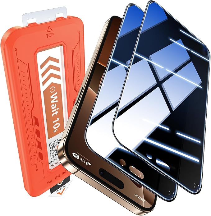 EGV Compatible for iPhone 17 Pro Max/16 Pro Max Privacy Screen Protector by WelcometoEGV