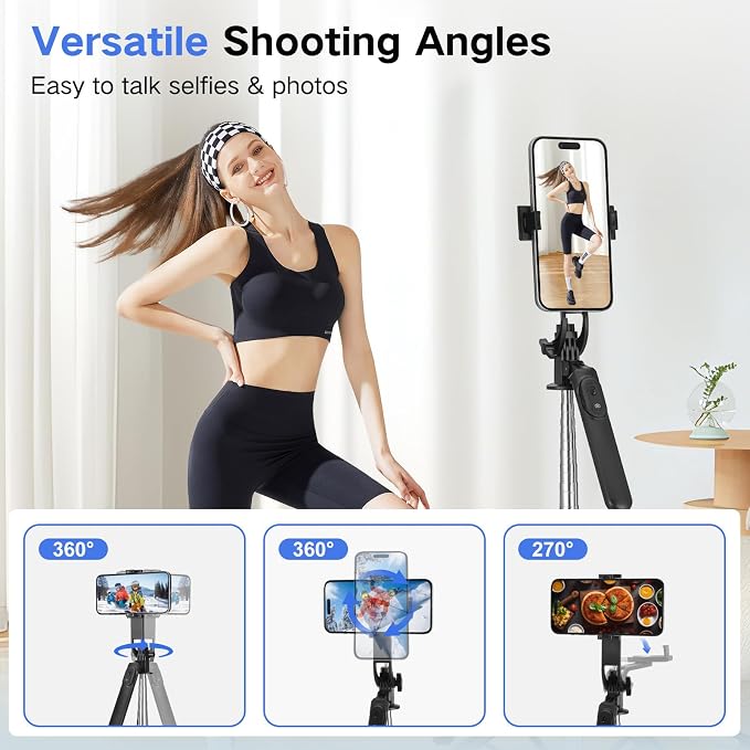 Metal Selfie Stick Tripod for iPhone - Image 3