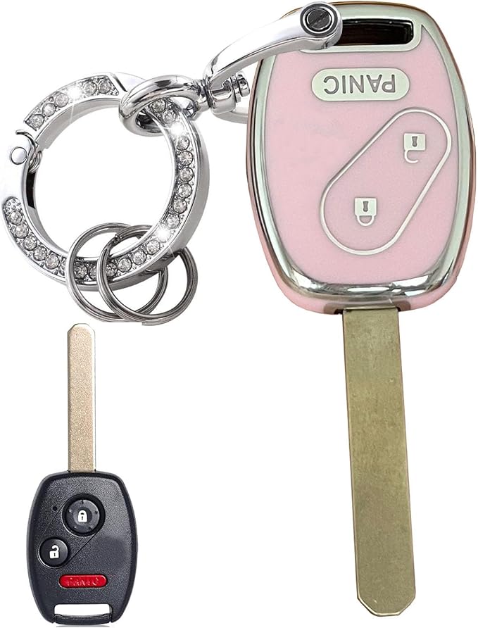 Keyless Entry Systems Key for Honda Key Fob Cover Shell by WENHENI