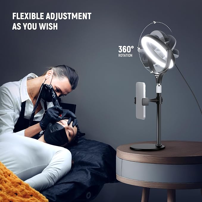 NEEWER Basics 7" Desk Ring Light - Image 6