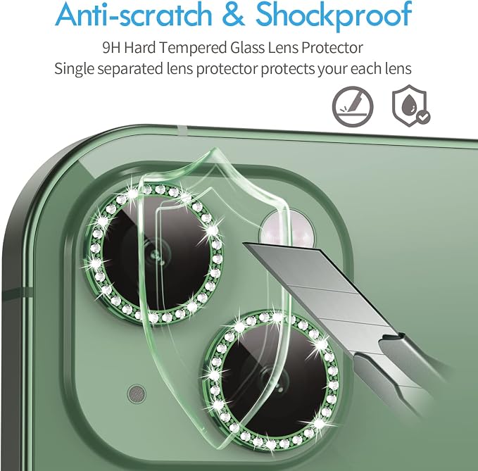 Bling Diamond Individual Camera Lens Protector - Image 3