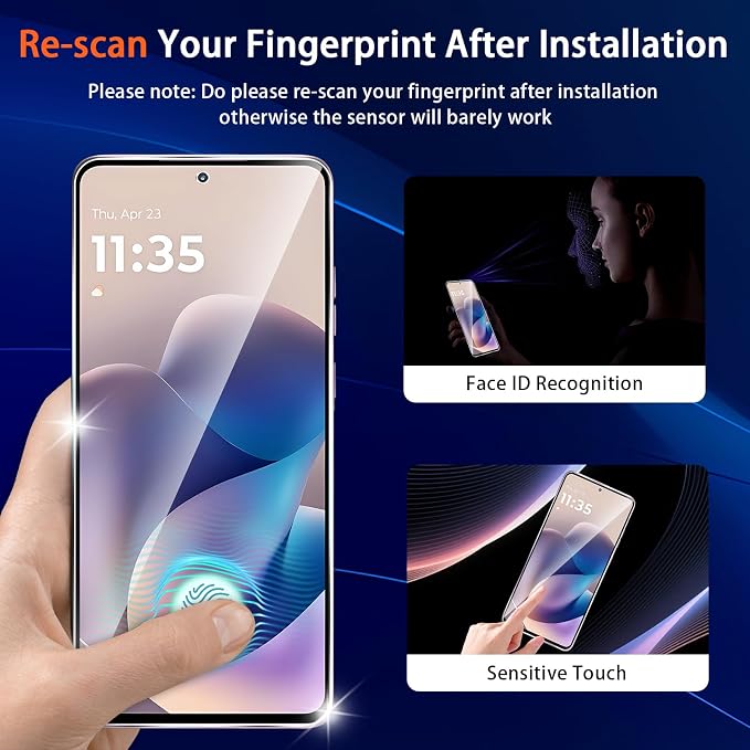 Designed for Motorola Moto G Stylus 5G 2026 Tempered Glass Screen Protector + - Image 4