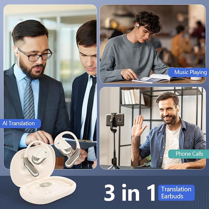 Open Bone Conduction Bluetooth Headphones, Ergonomic Ear Hook Design, Smart - Image 5