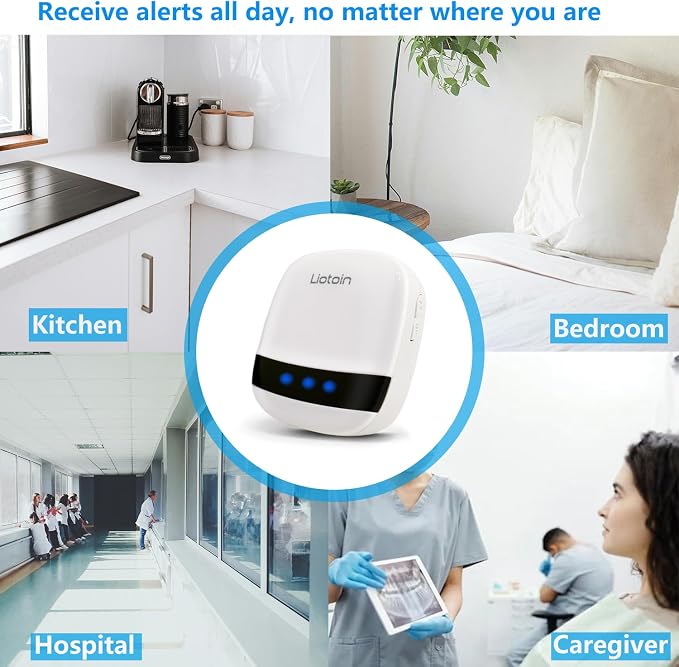 Caregiver Pager Wireless Call Button Alert Button Call Bell Emergency Button - Image 5