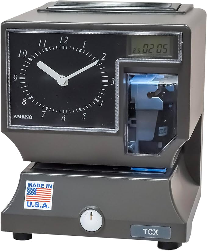 Amano TCX-21 Time Clock for Employees by AMANO
