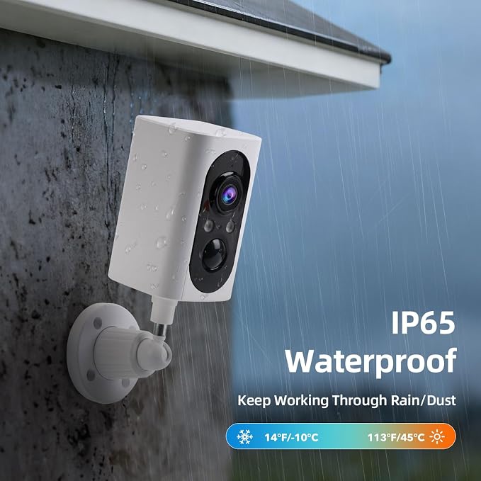 Security Cameras Wireless Outdoor 355° Pan Rotating 2K Color Night Vision - Image 7
