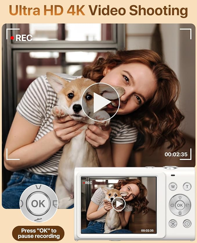 Digital Camera, 4K Vlogging Camera - Image 3