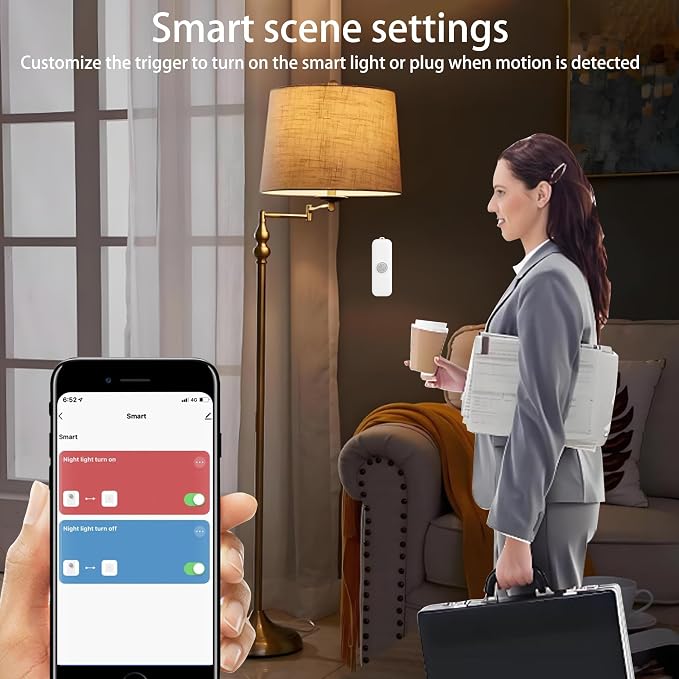 Smart Motion Sensor, WiFi PIR Motion Sensor - Image 3