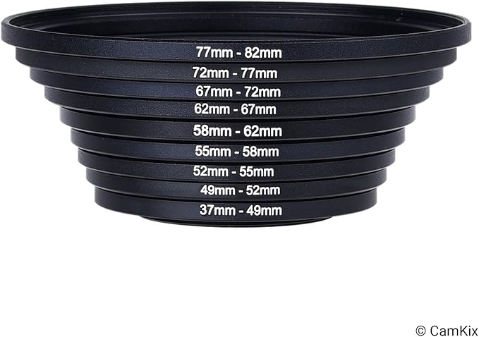 Step Up Lens Filter Adapter Rings - Image 5